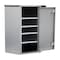 Omnimed Sgl Door Corner Narcotic Cabinet with Dual Locks (22"HX22.75"WX15.75"D 181765 - alternate 2
